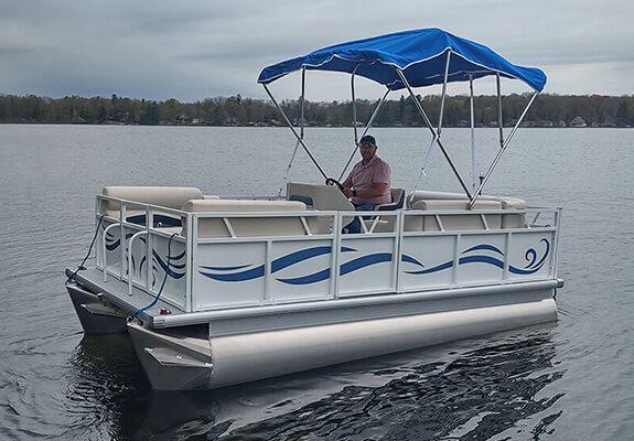 EP-14 Electric Pontoon Boat